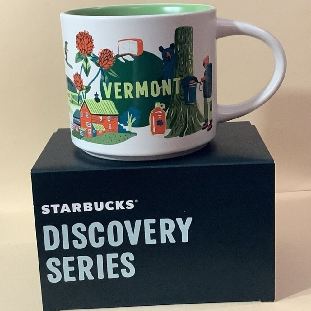 Starbucks VERMONT Coffee Mug, DISCOVERY Series – NEW in box, 14 oz